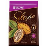 Chocolate Meio Amargo Sicao Seleção 63% Cacau 2,05kg