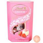 Chocolate Recheado Lindt Lindor Strawberries & Cream - 200g