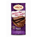Chocolate Valor Sem Lactose 100 G (ao Leite)