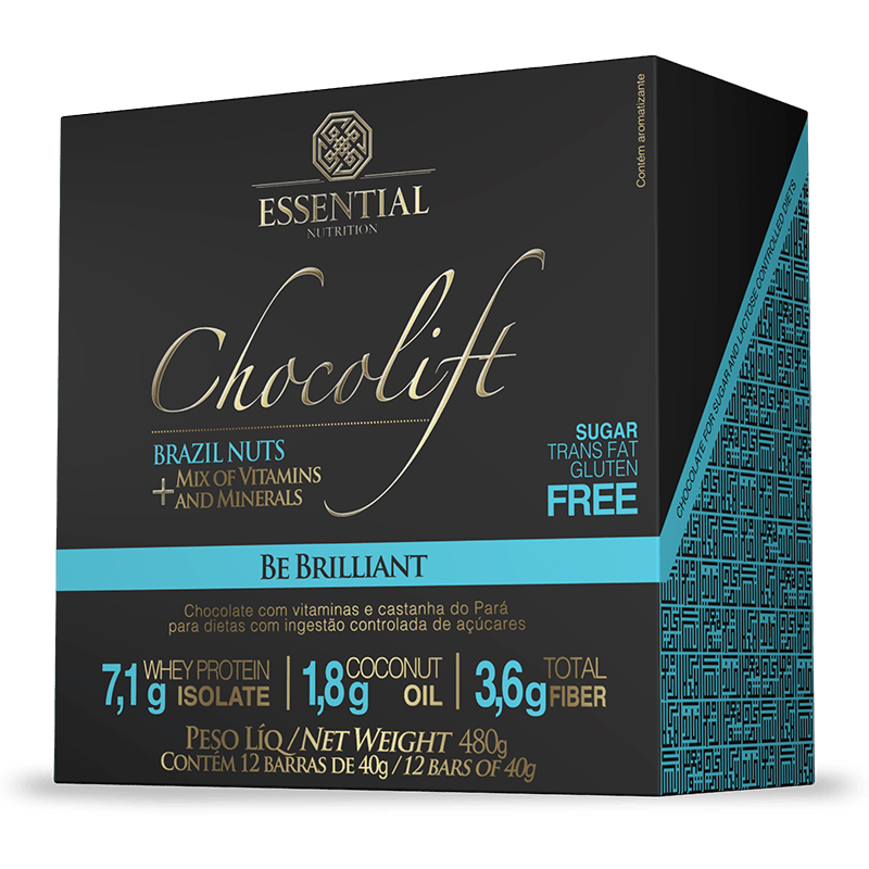 Chocolift Be Brilliant (12unid-40g) Essential Nutrition