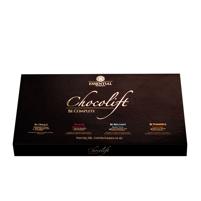 Chocolift Be Complete (8unid-40g) Essential Nutrition
