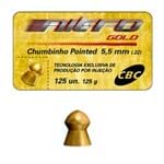 Chumbinho Nitro Gold Pointed 5,5mm 125un CBC