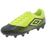 Chuteira Masculino Soccer Shoes Preto/limão Umbro - Of70093 12 Pares