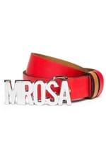 Cinto Morena Rosa Cintura Quadril Skinny Fivela Personalizada - Ambar/vermelho