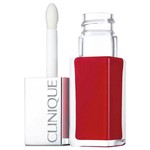 Clinique Pop Lacquer Lip Colour + Primer 2 Lava Pop - Batom Líquido Espelhado 6,5g