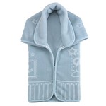 Cobertor Baby Sac Premium Relevo Ursinho Mensageiro Azul - Colibri
