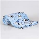 Cobertor Bebê Microfibra 90x100cm Yoyo Baby Panda Azul Panda Azul