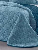 Cobertor Casal Altenburg Azul/branco