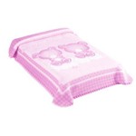 Cobertor Colibri Premium Ursinho Rosa 430.04