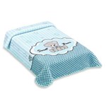 Cobertor Colibri Sweet Azul 459.06