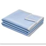 Cobertor Italiano Lã de Merino Azzurro CASAL PADRÃO