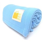 Cobertor Manta Pet para Cães e Gatos Micro Soft Antialérgico Azul