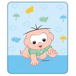 Cobertor para Bebê Masculino com Estampa Localizada Cebolinha