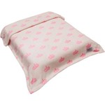 Cobertor para Berço Colibri Touch & Feel Premium - Toque Ultra Macio - 90 X 110 Cm - Princess Branco
