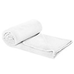 Cobertor Solteiro Plush Branco - Hedrons