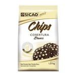 Cobertura Sicao Chips Branco 1,01kg