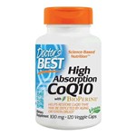 Coenzima Q10 com Bioperine Doctors Best Alta Absorção 100 Mg 120 Cápsulas Veganas