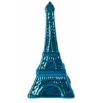 Cofre Cerâmica Metalizado - Torre Eiffel Azul