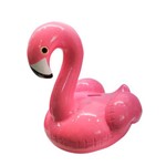 Cofre Cerâmica Shy Flamingo Rosa 19 Cm