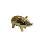 Cofre Pig Gold Color 18 Cm Dourado