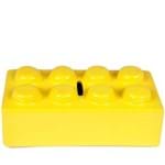 Cofrinho Peça de Lego Amarelo