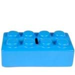 Cofrinho Peça de Lego Azul