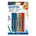 Cola Glitter Giotto com 5 Cores Metálicas - 5451100sa