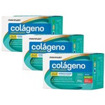 Colágeno Hidrolisado 2 em 1 Sortidos - 3 Caixas com 30 Sachês de 10g Cada - Maxinutri