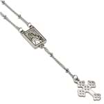 Colar Rosary Chain - Silver-UN