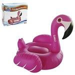 Colchao Inflavel Flamingo com Alca 1,40x1,32cm Summer Fun na Caixa