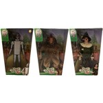 Coleção 3 Bonecos Colecionáveis Barbie Collector Mágico de Oz Mattel : Homem de Lata + Leão Covarde + Espantalho