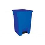 Coletor de Lixo C/Pedal 15L, MVCP15AZ Azul - Bralimpia