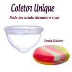 Coletor Menstrual Unique 60ml + Porta Coletor