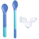 Colheres Feeding Spoon & Cover - Azul - MAM