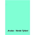 Color Plus A4 180g 25 Folhas Cor Aruba - Verde Tyfani
