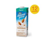 Combo Alimento com Amendoa Almond Breeze Orig 1l - 12un
