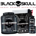 Combo/kit Suplementos Importado Musculação - Black Skull
