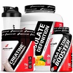 Combo Isolate Frutas 2kg Bcca M-tor Booster Creatina Powder 20 Days Bodyaction