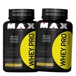 Combo Kit 2x Whey/wey Protein Concentrado 1kg Max Titanium