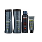 Combo Masculino X2 Shampoos Anti Caspa + Anti Transpirante 150ml + Gel Capilar