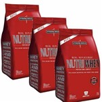 Combo 3 - Nutri Whey Protein - Refil Chocolate, Baunilha, Morango 907g - Integralmédica