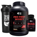 Combo Pro First Whey Protein + Bcaa + Shaker