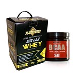 Combo - Whey Protein 5W 2kg X-Nutri + Bcaa 5G 300g Ehp