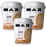 Combo 3x Pasta de Amendoim Crocante - 1kg Cada- Max Titanium