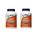 Combo 2x Unidades Ultra Omega 3 - 180 Sotgels Now Foods
