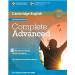 Complete Advanced Sb With Answers With Cd-Rom - 2nd Ed