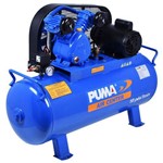 Compressor Pistao 10bar 100l Horizontal 2 Hp Puma 309.110 Pba20100hm