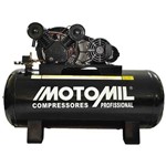 Compressor Profissional Trifásico 350l 40 Pés 10hp 220/380v - Motomil