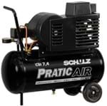 Compressor Schulz Pratic Air CSI-7,4/30 Mono com Rodas 921.3508-0