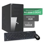 Computador A4 4000 4gb Ddr3 Hd 500gb 3green Triumph Business Desktop